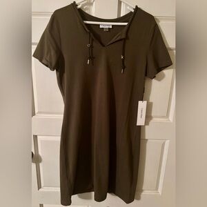 Calvin Klein Khaki Mini Dress
